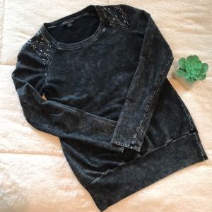 Forever 21 dark wash long sleeve shirt - EUC